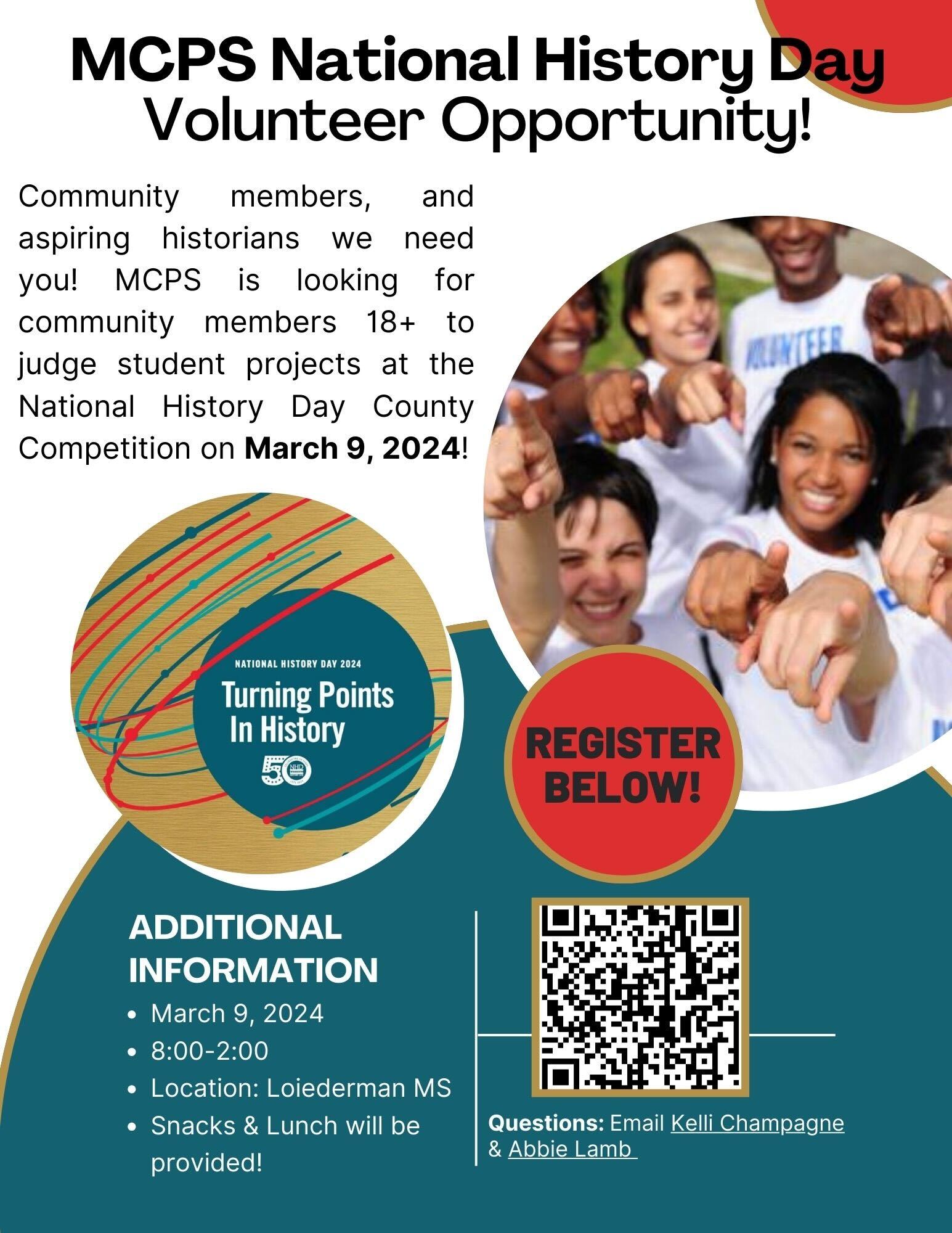 Historical Foodways, Herman Rabbit, History Day judges, and much more!